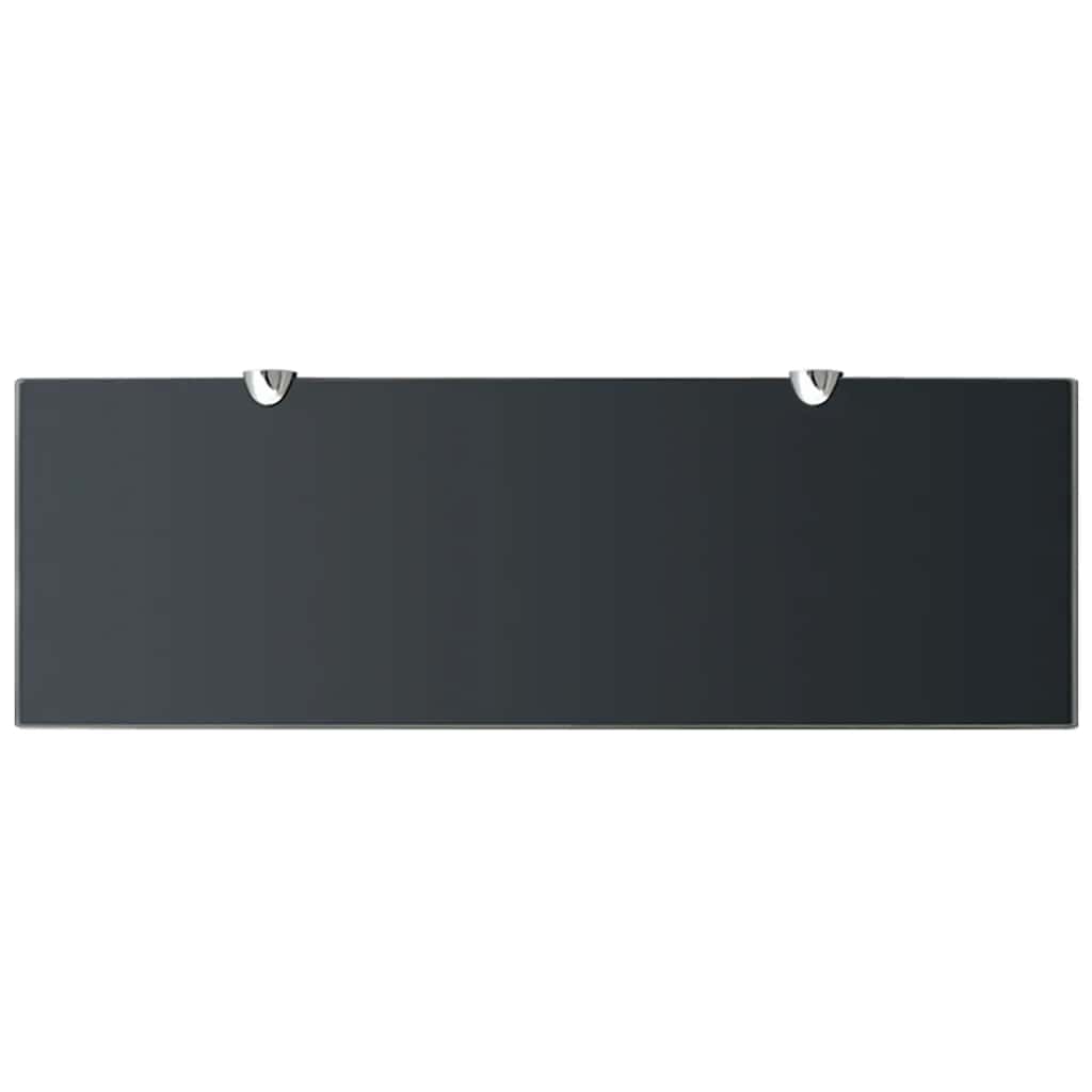 Zidne police 2 kom staklene 60 x 20 cm 8 mm