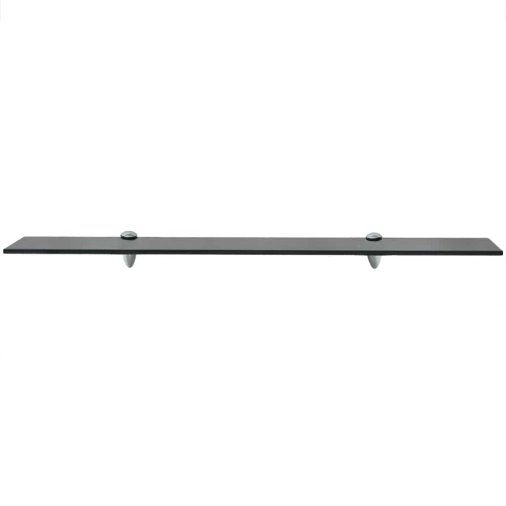 Zidne police 2 kom staklene 80 x 20 cm 8 mm