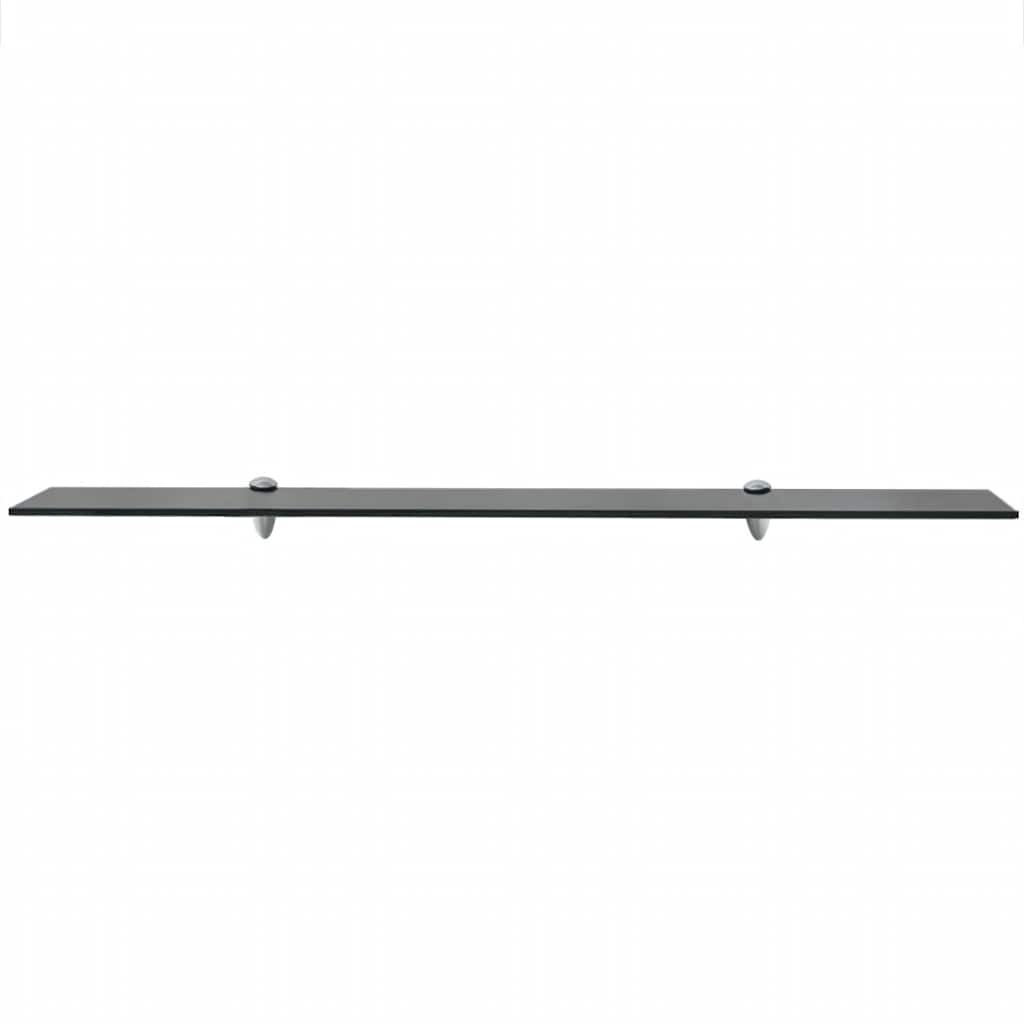 Zidne police 2 kom staklene 100 x 20 cm 8 mm
