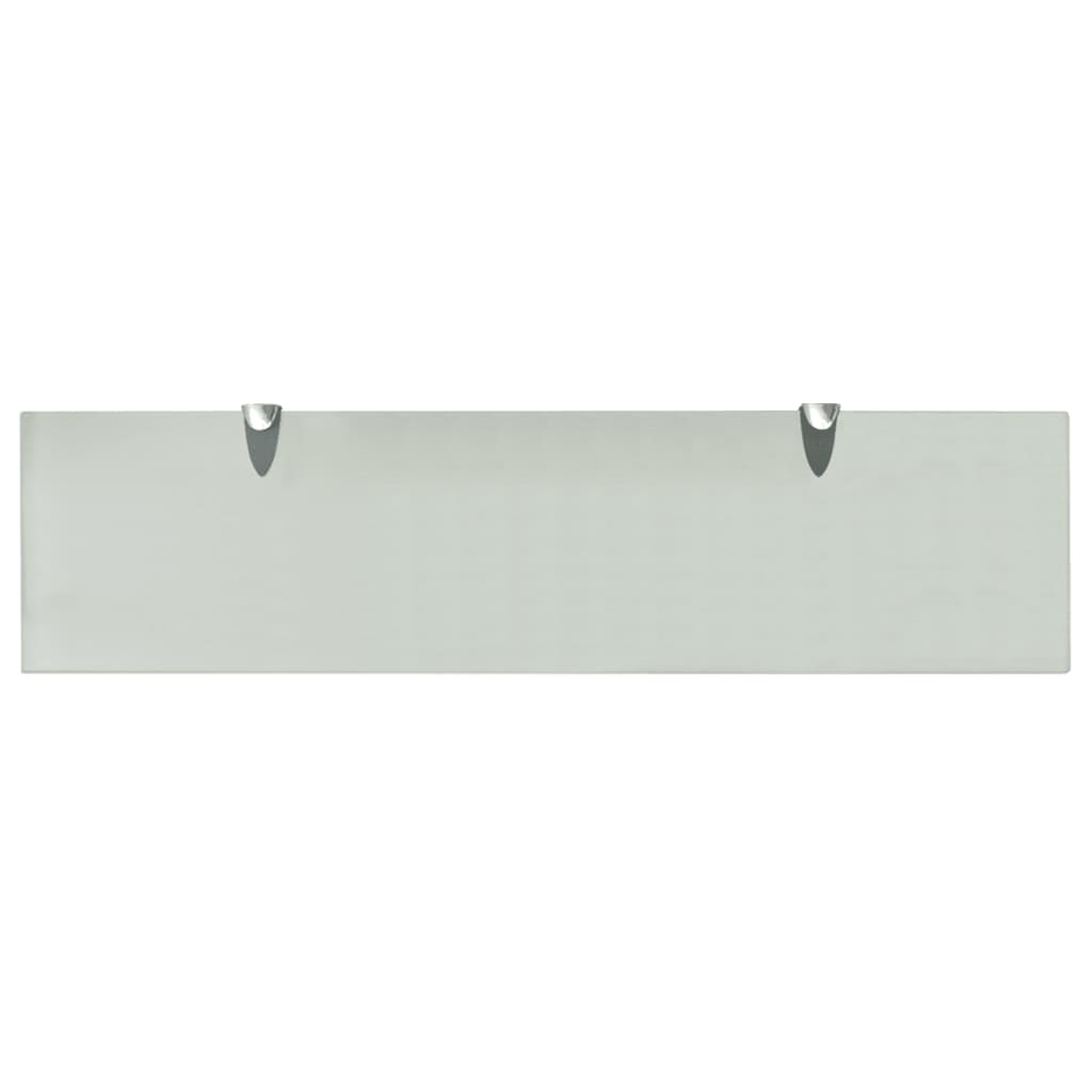 Zidne police 2 kom staklene 80 x 20 cm 8 mm