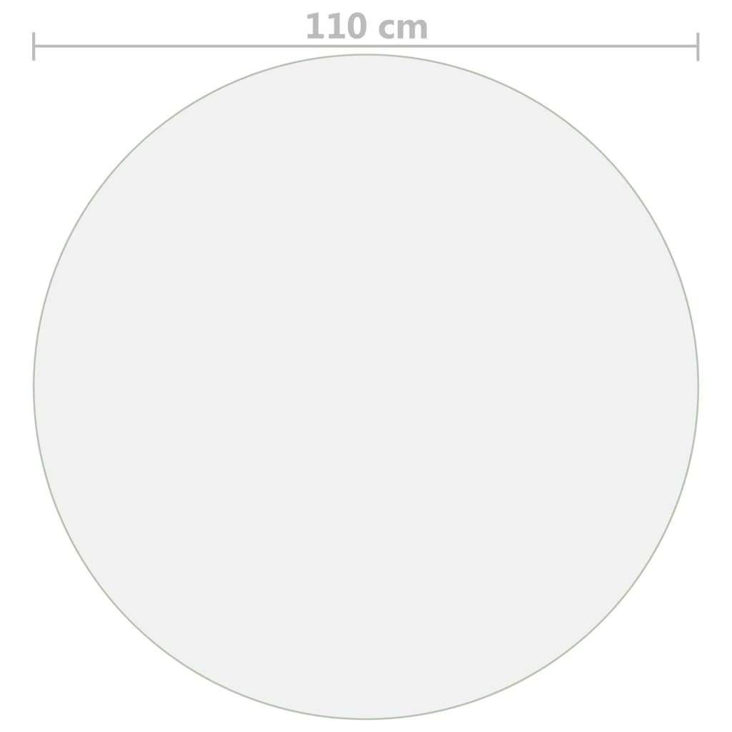 Zaštita za stol prozirna Ø 110 cm 1,6 mm PVC