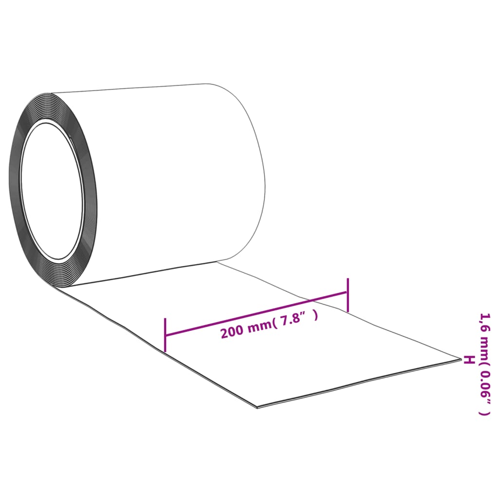 Rola trakaste zavjese PVC 1,6 x 200 mm 25 m