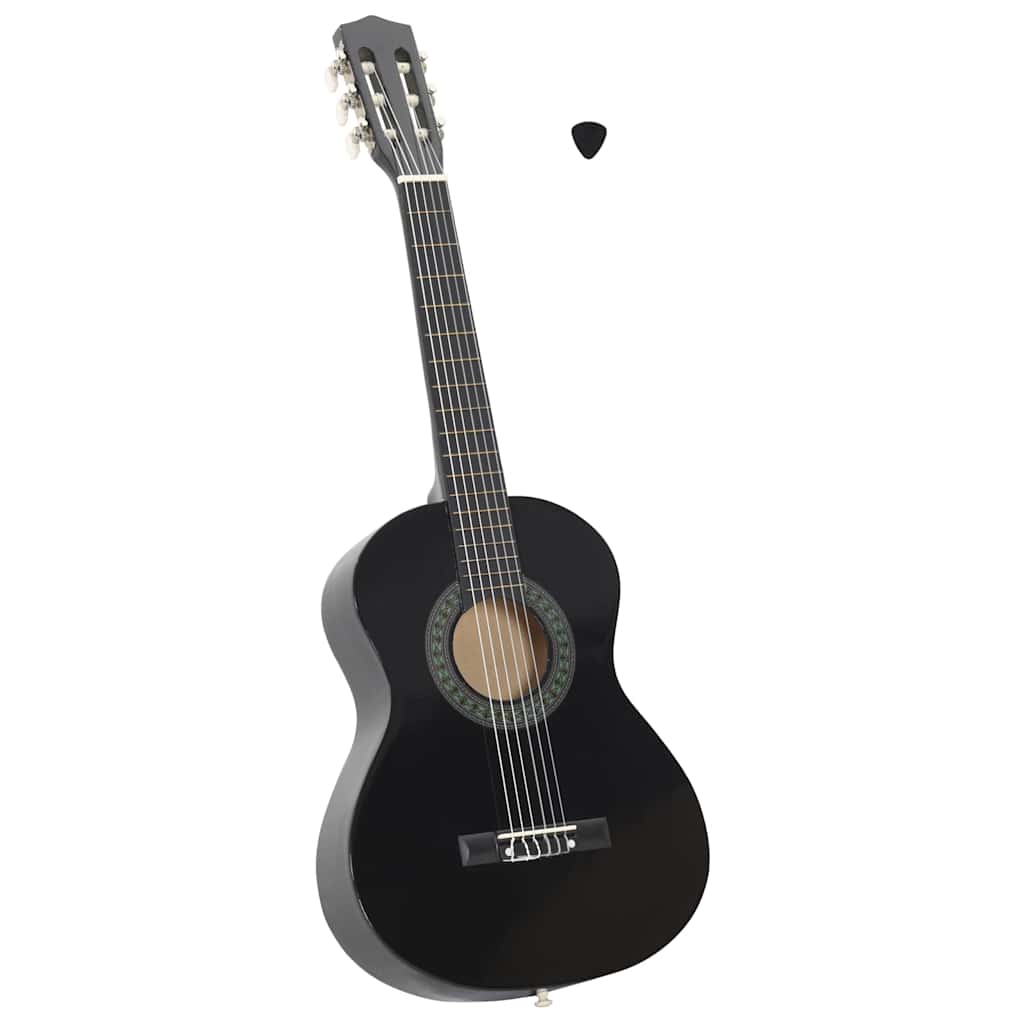 Klasična gitara za početnike i djecu crna 1/2 34"