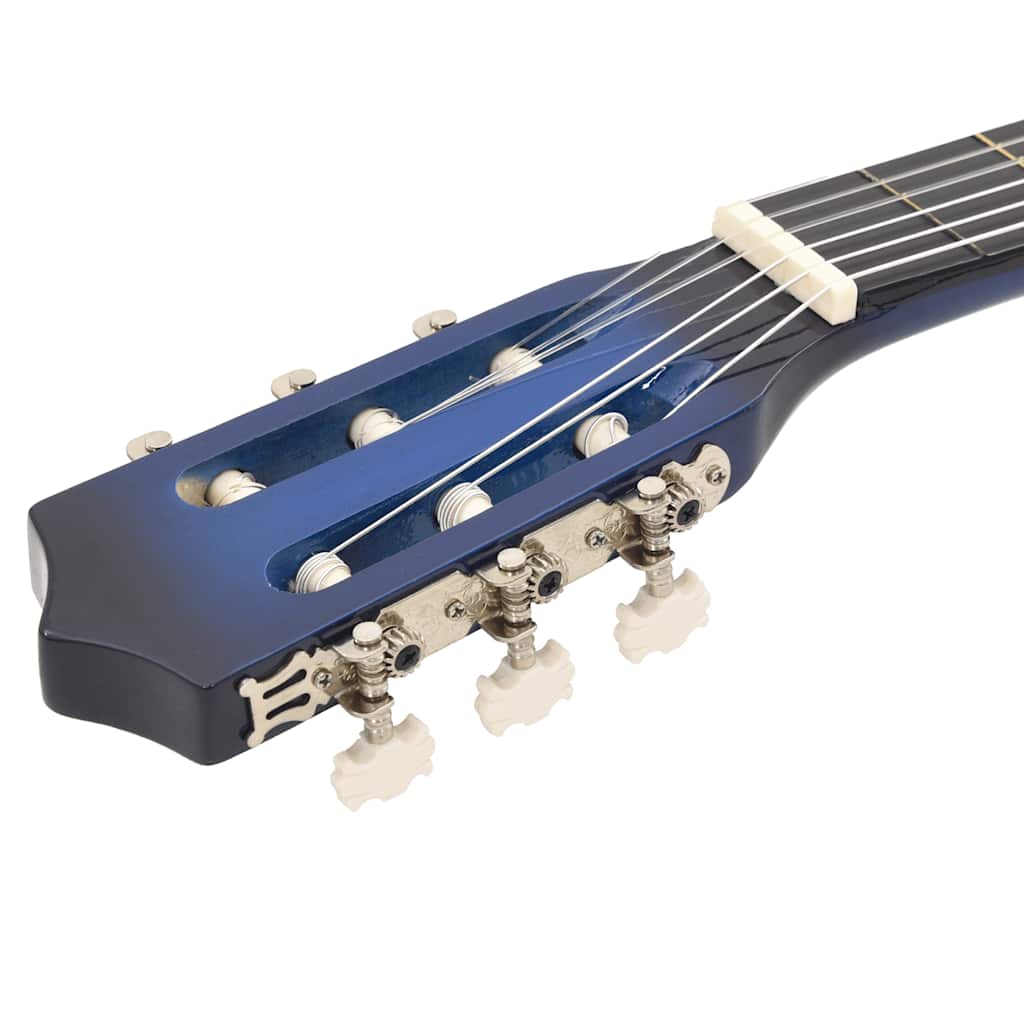 Klasična gitara Western s prorezom i 6 žica plava 38 "