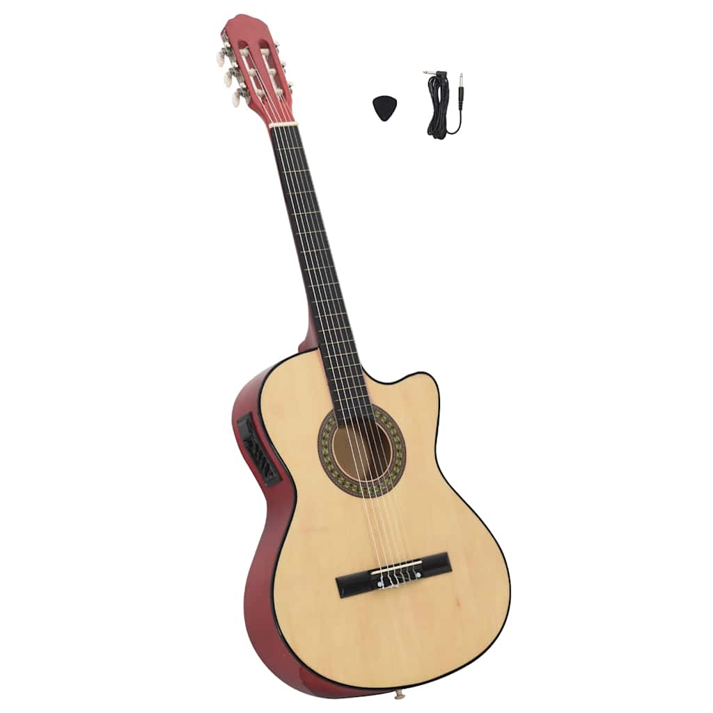 Klasična gitara Western s prorezom, ujednačivačem i 6 žica