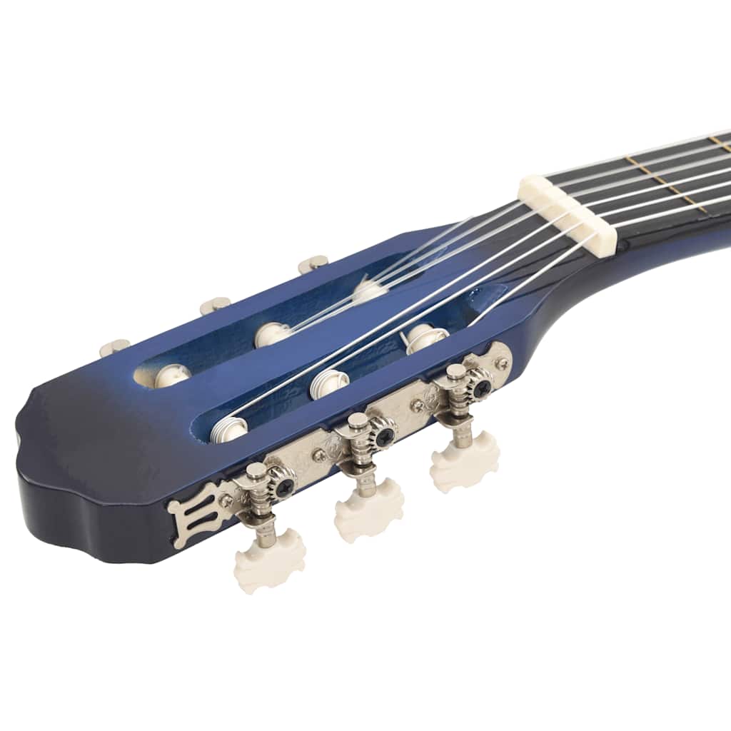 Klasična gitara Western s ujednačivačem i 6 žica plava