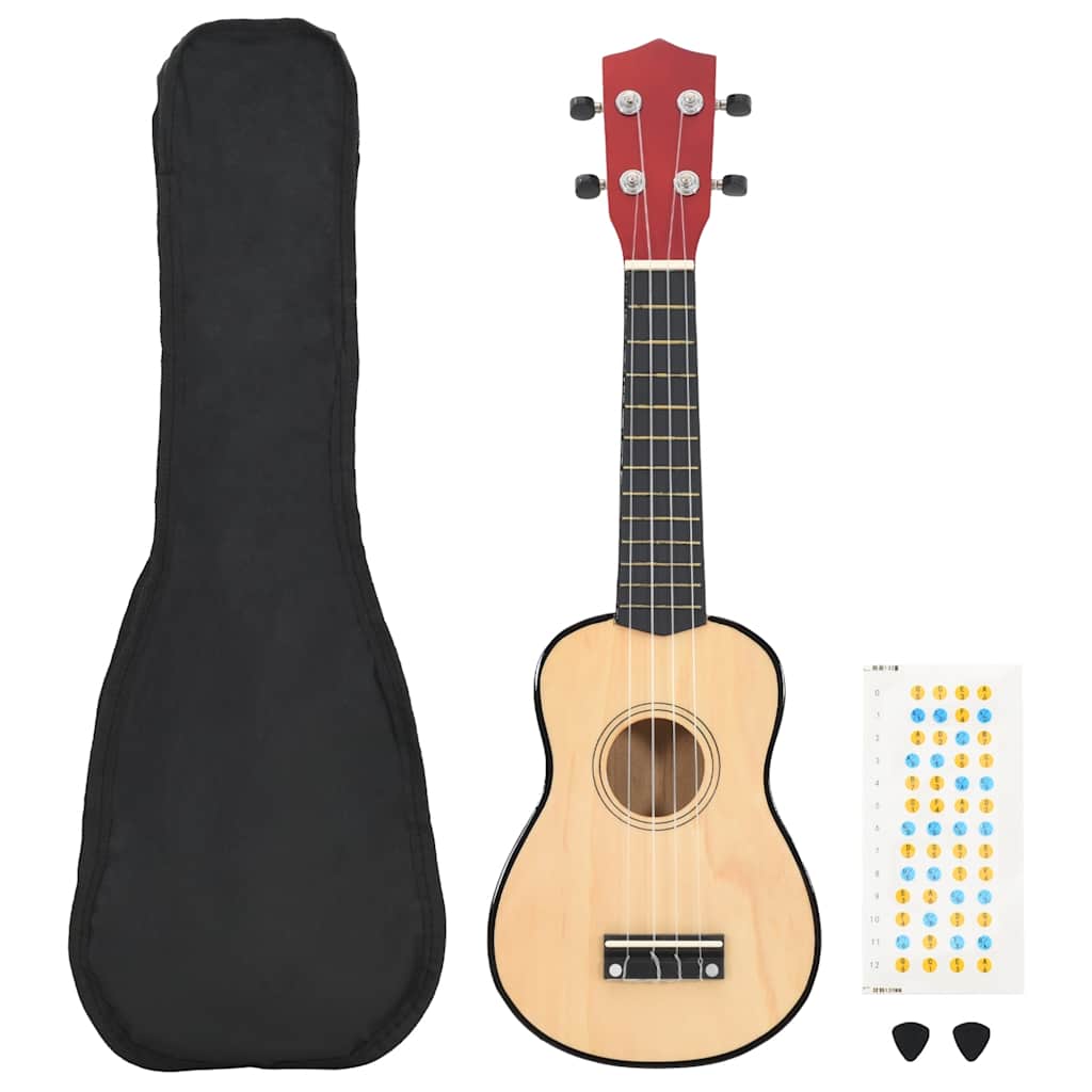 Set ukulelea Soprano s futrolom za djecu Natural 21 "