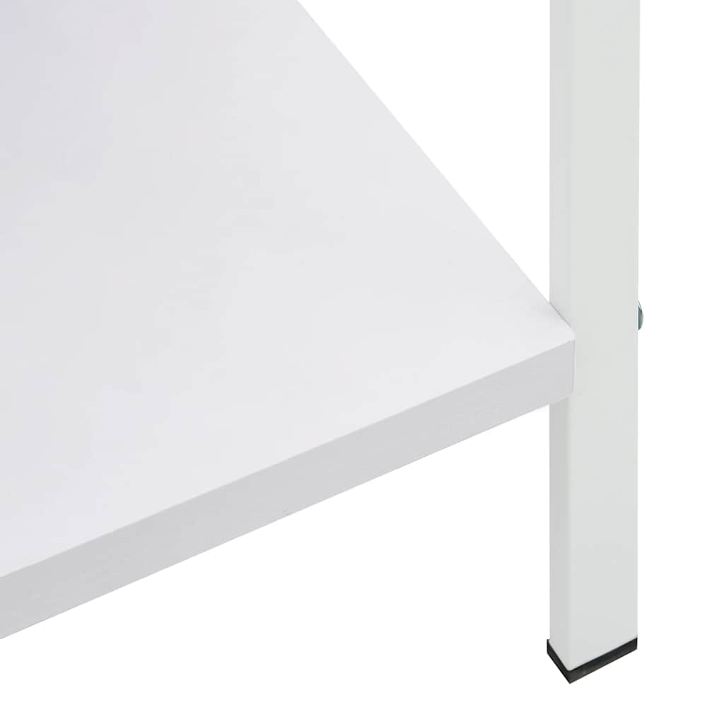 Police za knjige s 5 razina crne 60 x 27,6 x 158,5 cm drvene