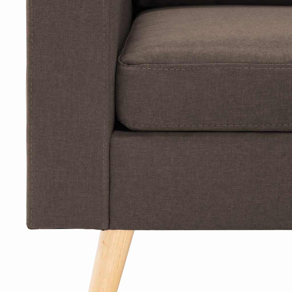 Fotelja od tkanine smeđa