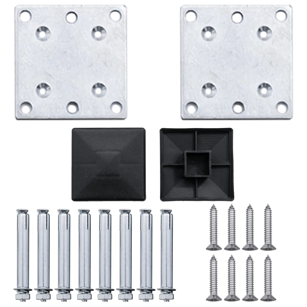 Vrtna ograda od WPC-a 699 x 106 cm smeđa