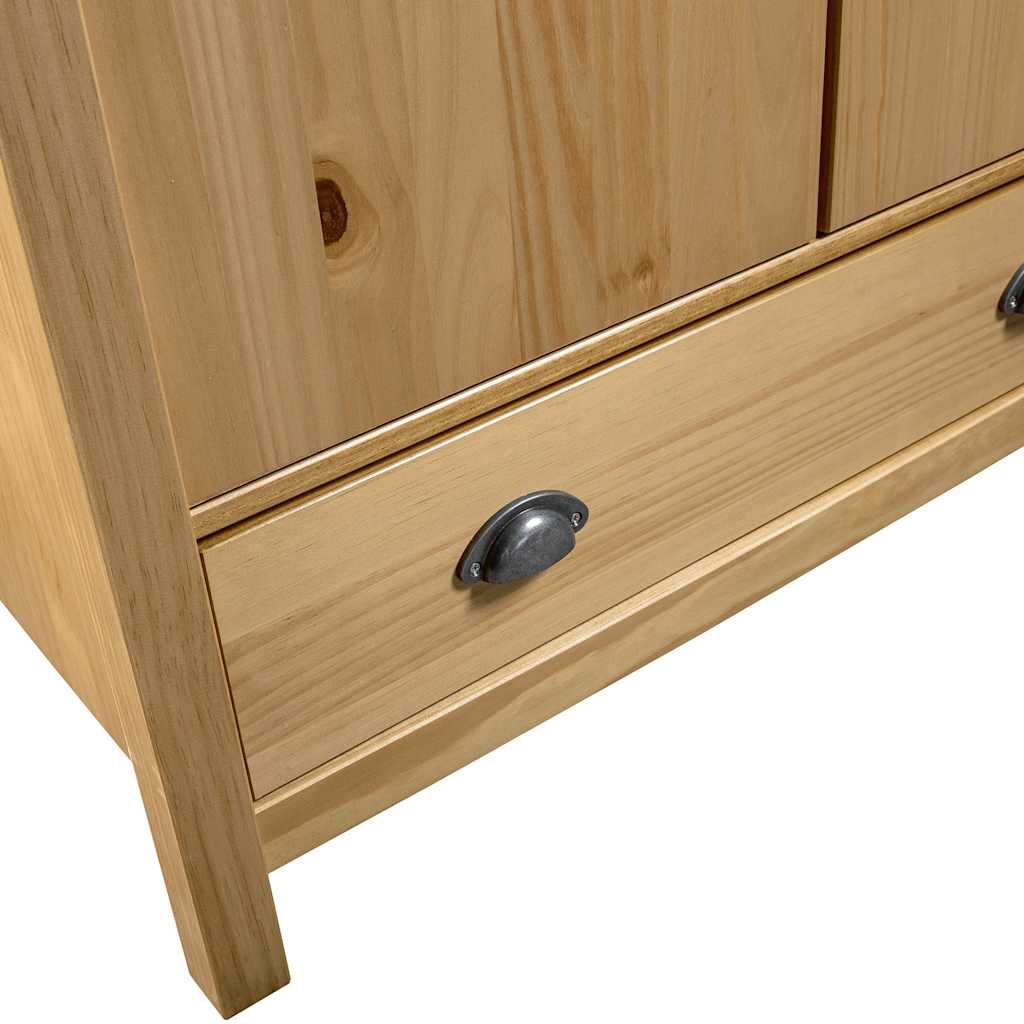 Dvokrilni ormar Hill 89 x 50 x 170 cm od masivne borovine