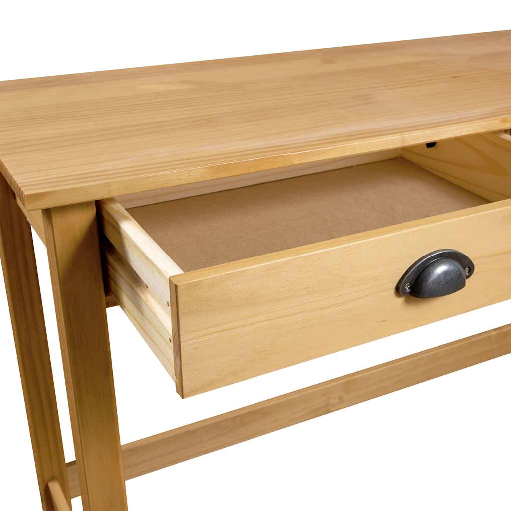 Konzolni stol Hill s 2 ladice 110x45x74 cm od masivne borovine