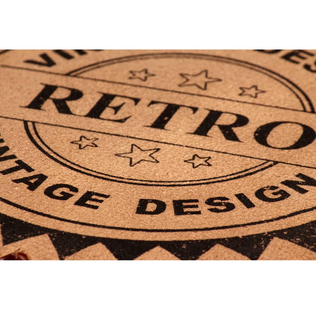 9-dijelni barski set masivno drvo bagrema, prava koža i platno