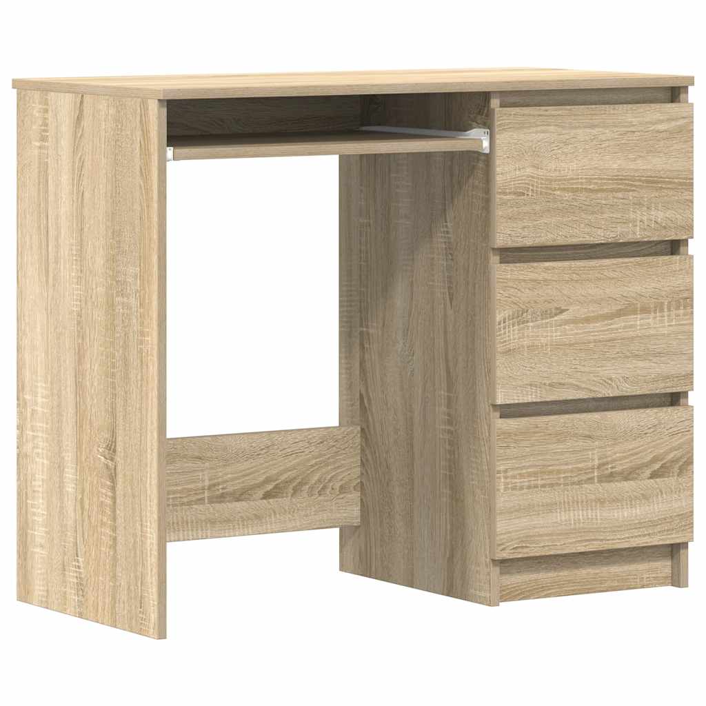Radni stol boja hrasta sonome 90 x 45 x 76 cm konstruirano drvo