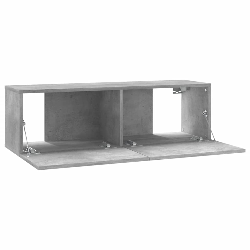 TV ormarić boja betona 100 x 30 x 30 cm od konstruiranog drva