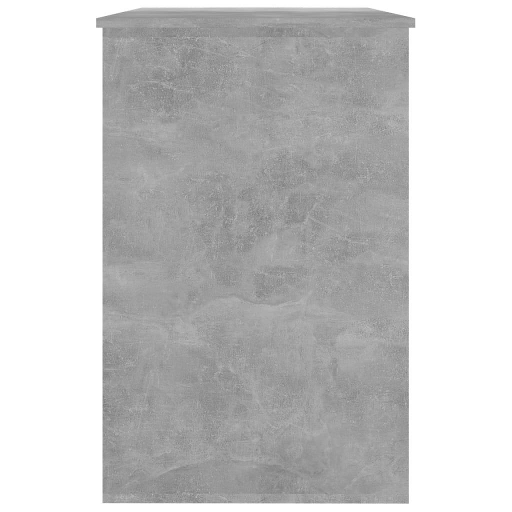 Radni stol siva boja betona 100 x 50 x 76 cm konstruirano drvo