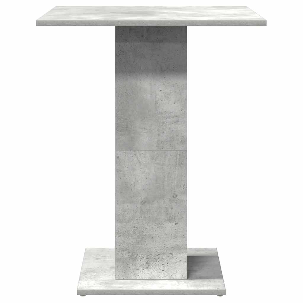 Bistro stol boja betona 60 x 60 x 75 cm od konstruiranog drva