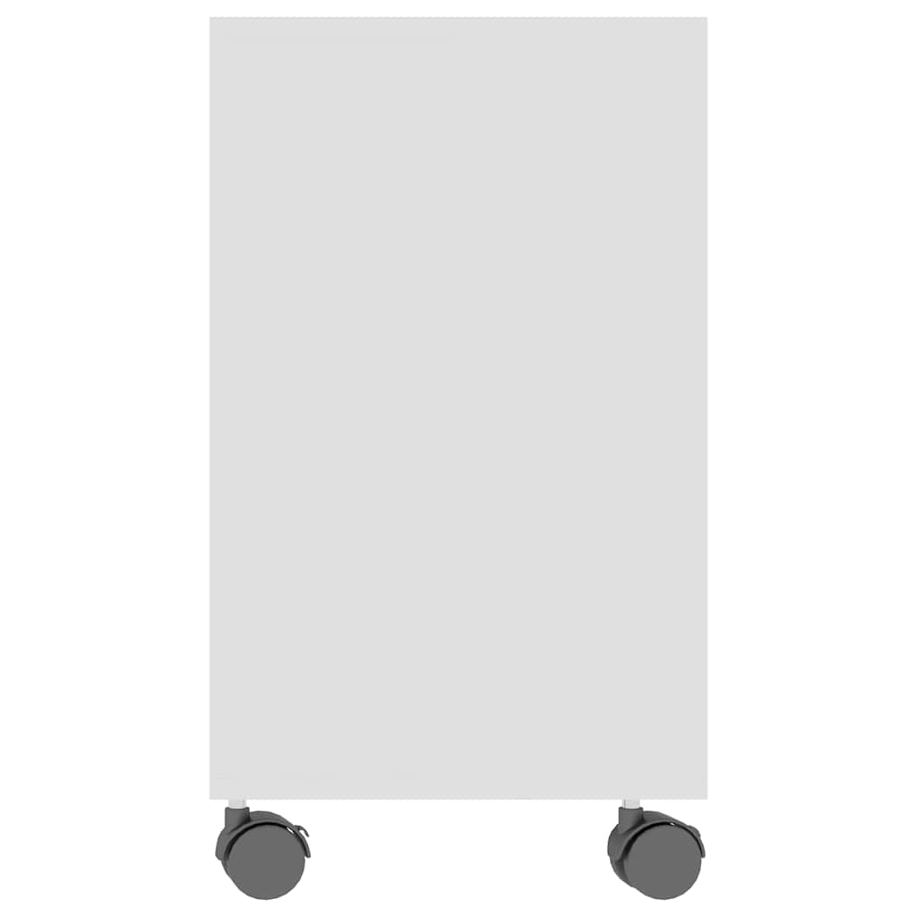 Bočni stolić bijeli 70 x 35 x 55 cm od konstruiranog drva