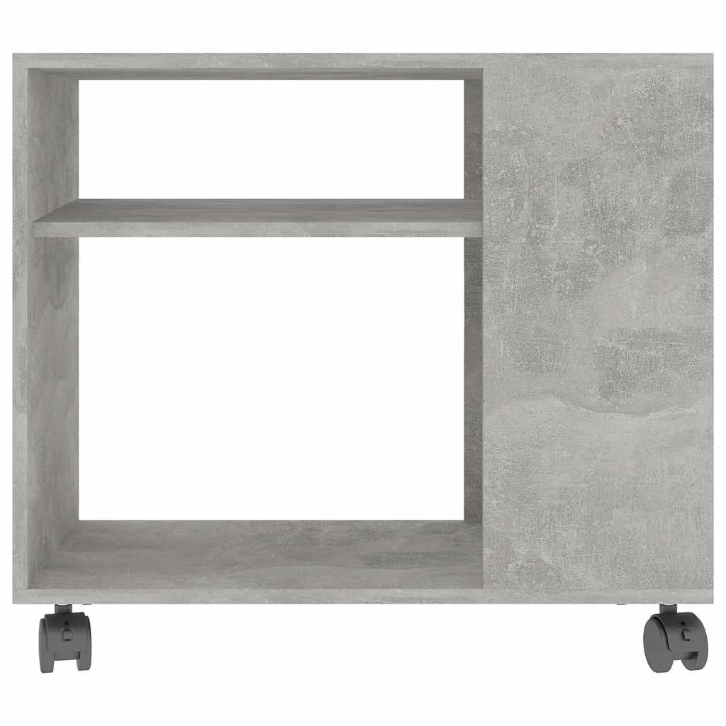 Bočni stolić boja betona 70 x 35 x 55 cm od konstruiranog drva