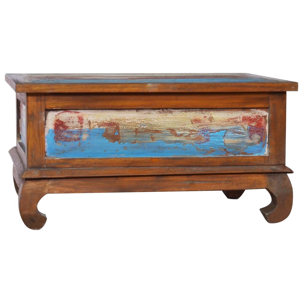 Stolić za kavu 80 x 50 x 40 cm od obnovljene tikovine