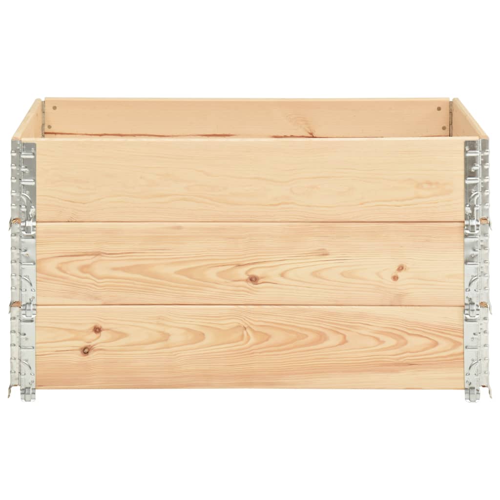 Okviri za palete 3 kom 50 x 100 cm od masivne borovine