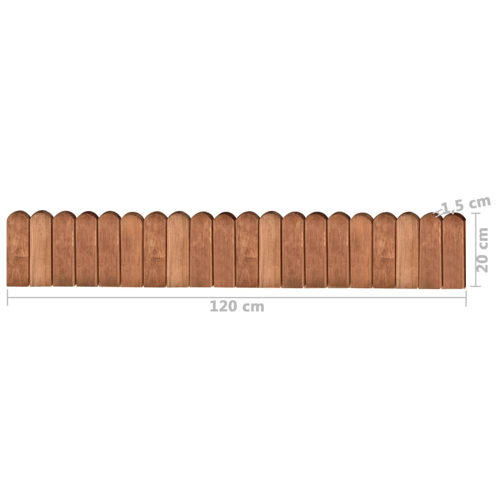 Rolane ograde 2 kom 120 cm od impregnirane borovine