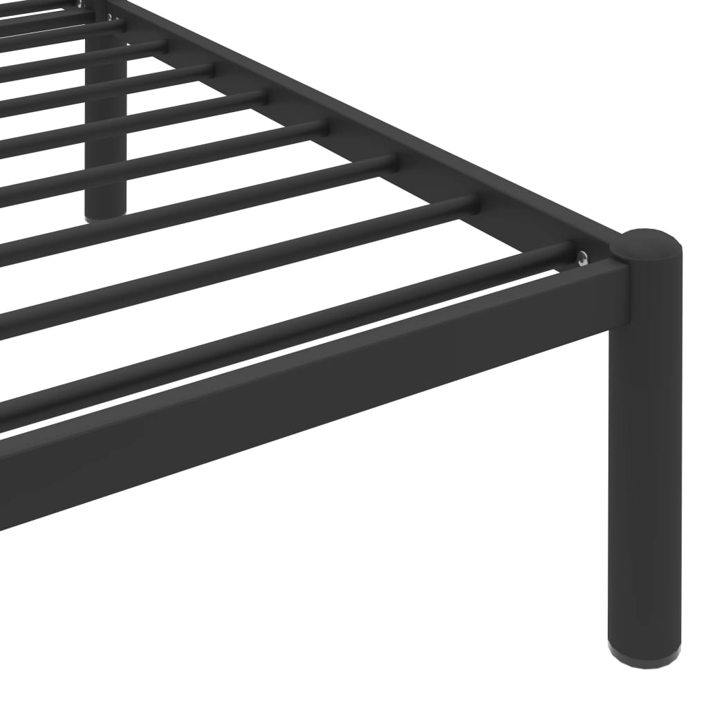 Okvir za krevet crni metalni 90 x 200 cm