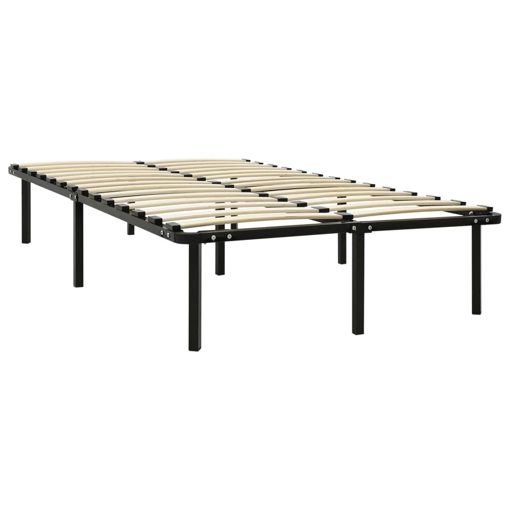 Okvir za krevet crni metalni 200 x 200 cm