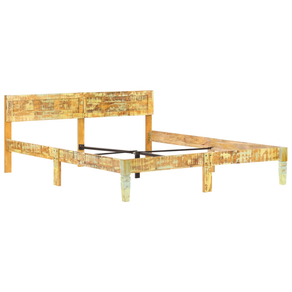 Okvir za krevet od masivnog obnovljenog drva 180 x 200 cm