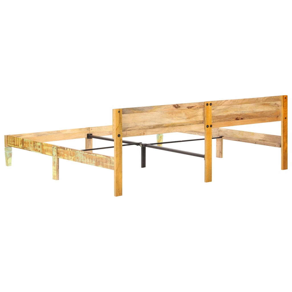 Okvir za krevet od masivnog obnovljenog drva 200 x 200 cm