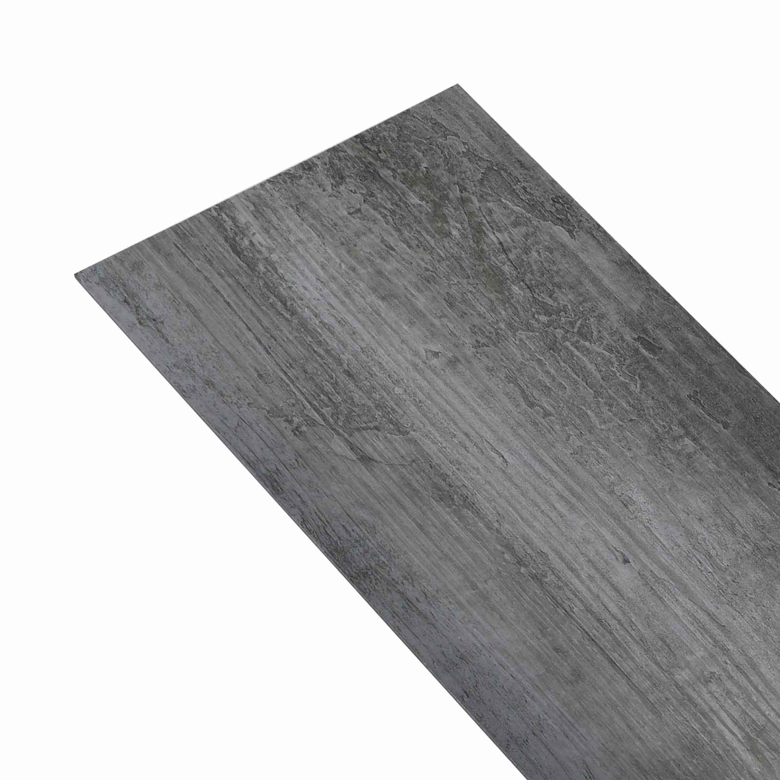 Samoljepljiva podna daska 32 pcs Sjajna siva 4,46 m² PVC