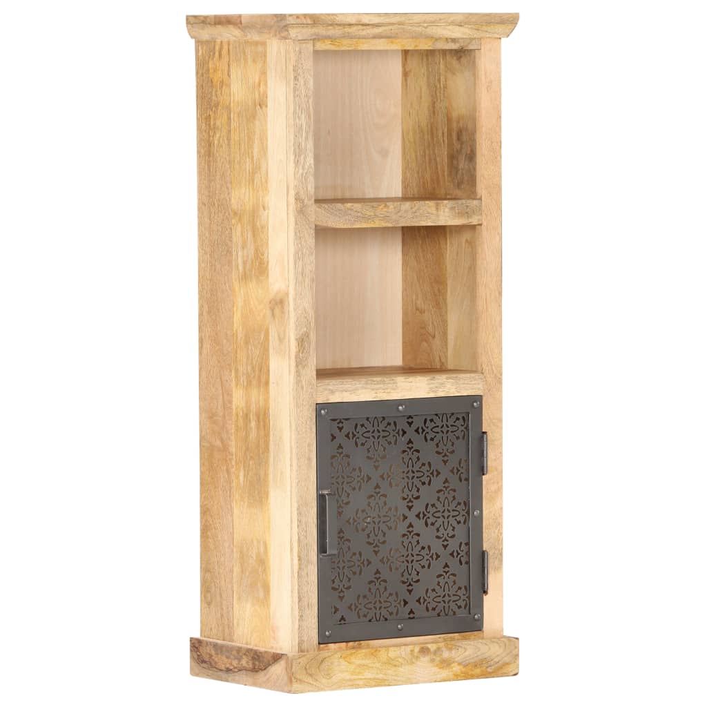 Visoka komoda s vratima 45 x 32 x 110 cm od masivnog drva manga