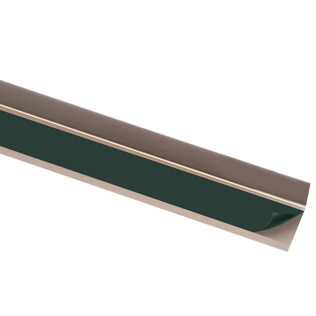 Rubnjaci za stepenice L-oblika 15 kom aluminijski 90 cm smeđi