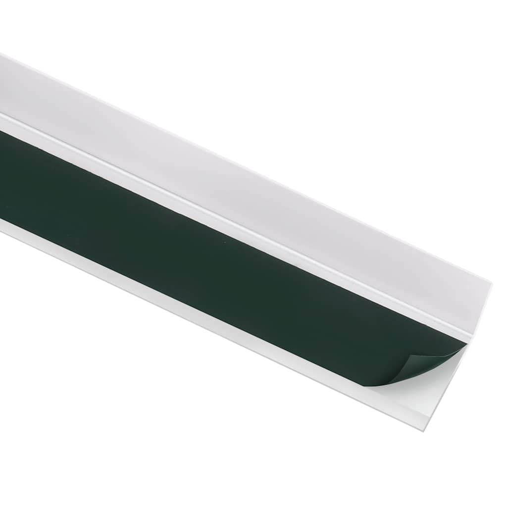 Rubnjaci za stepenice L-oblik 15 kom aluminijski 100 cm srebrni