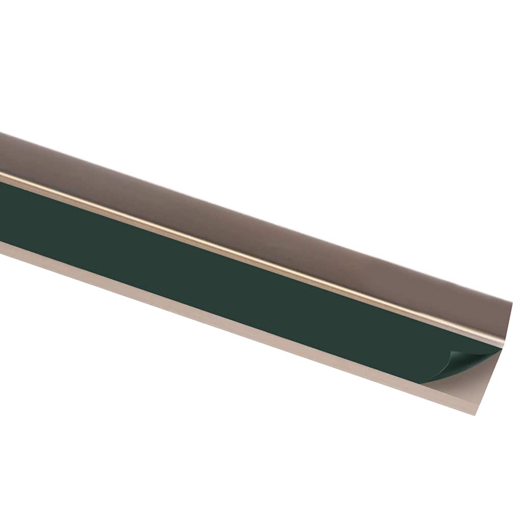 Rubnjaci za stepenice L-oblika 15 kom aluminijski 100 cm smeđi