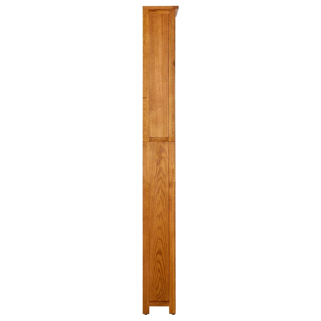 Police za knjige sa 7 razina 90x22,5x200 cm masivna hrastovina