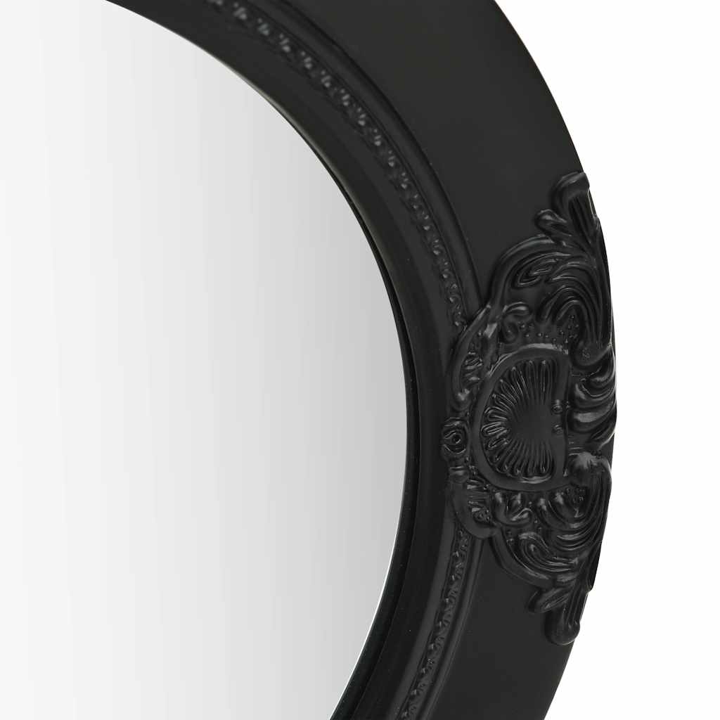 Zidno ogledalo u baroknom stilu 50 cm crno