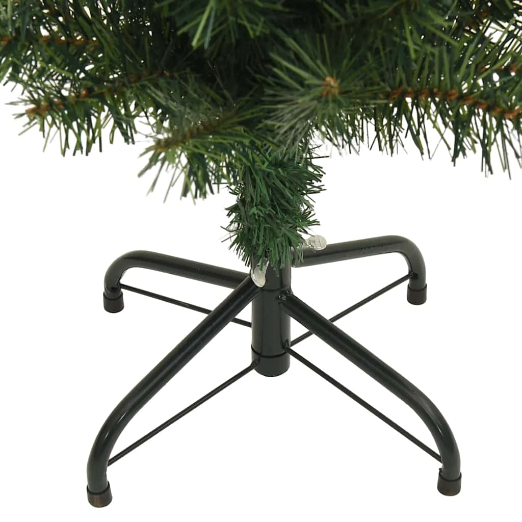 Tanko umjetno božićno drvce sa stalkom zeleno 180 cm PVC