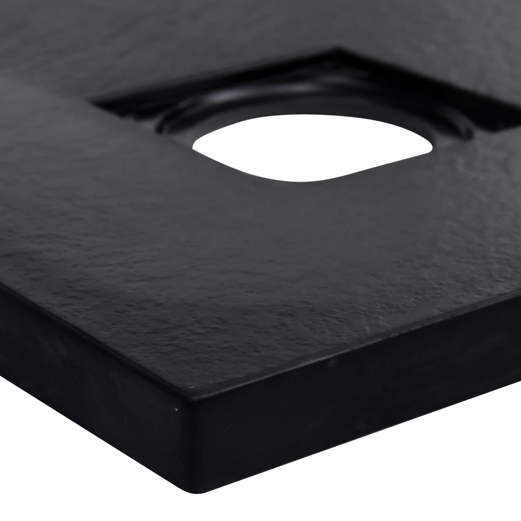 Tuš-kada SMC crna 90 x 90 cm