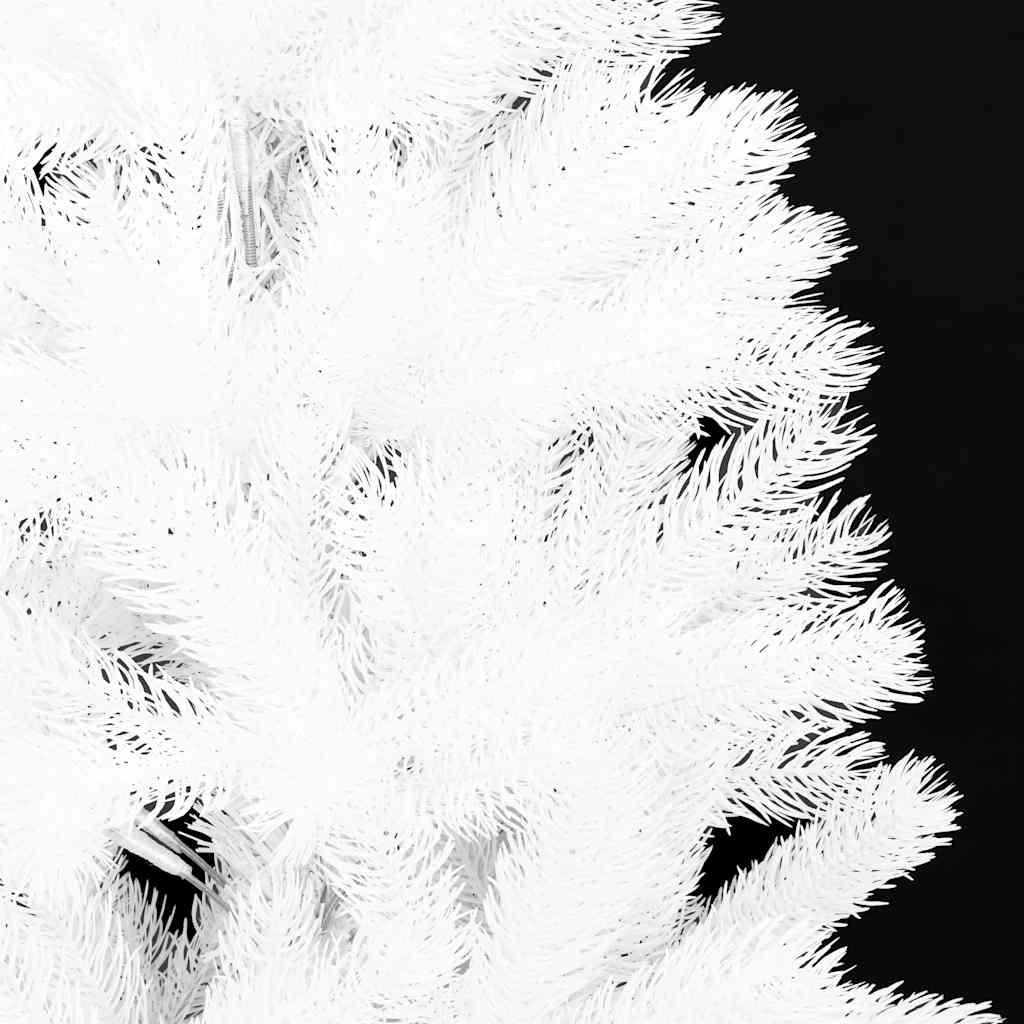 Umjetno božićno drvce s realističnim iglicama bijelo 210 cm