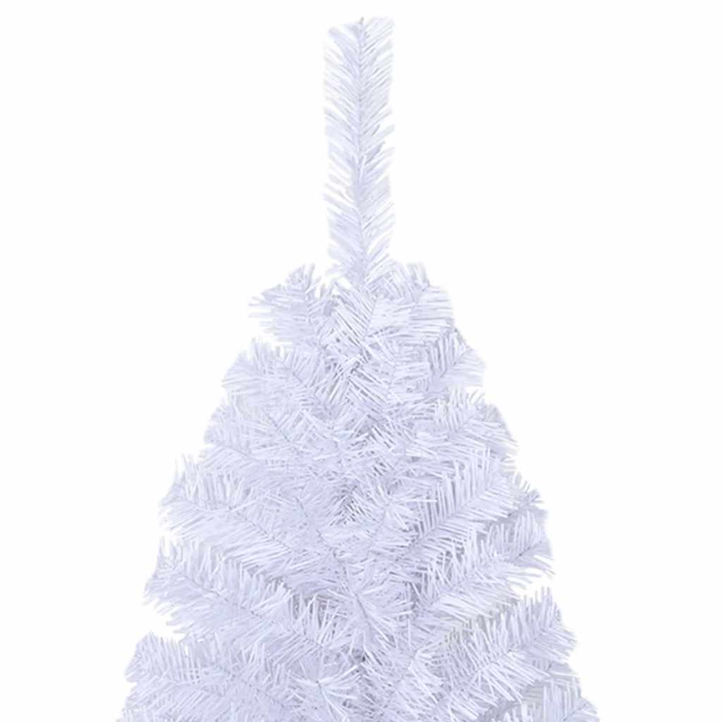 Umjetno božićno drvce s gustim granama bijelo 150 cm PVC