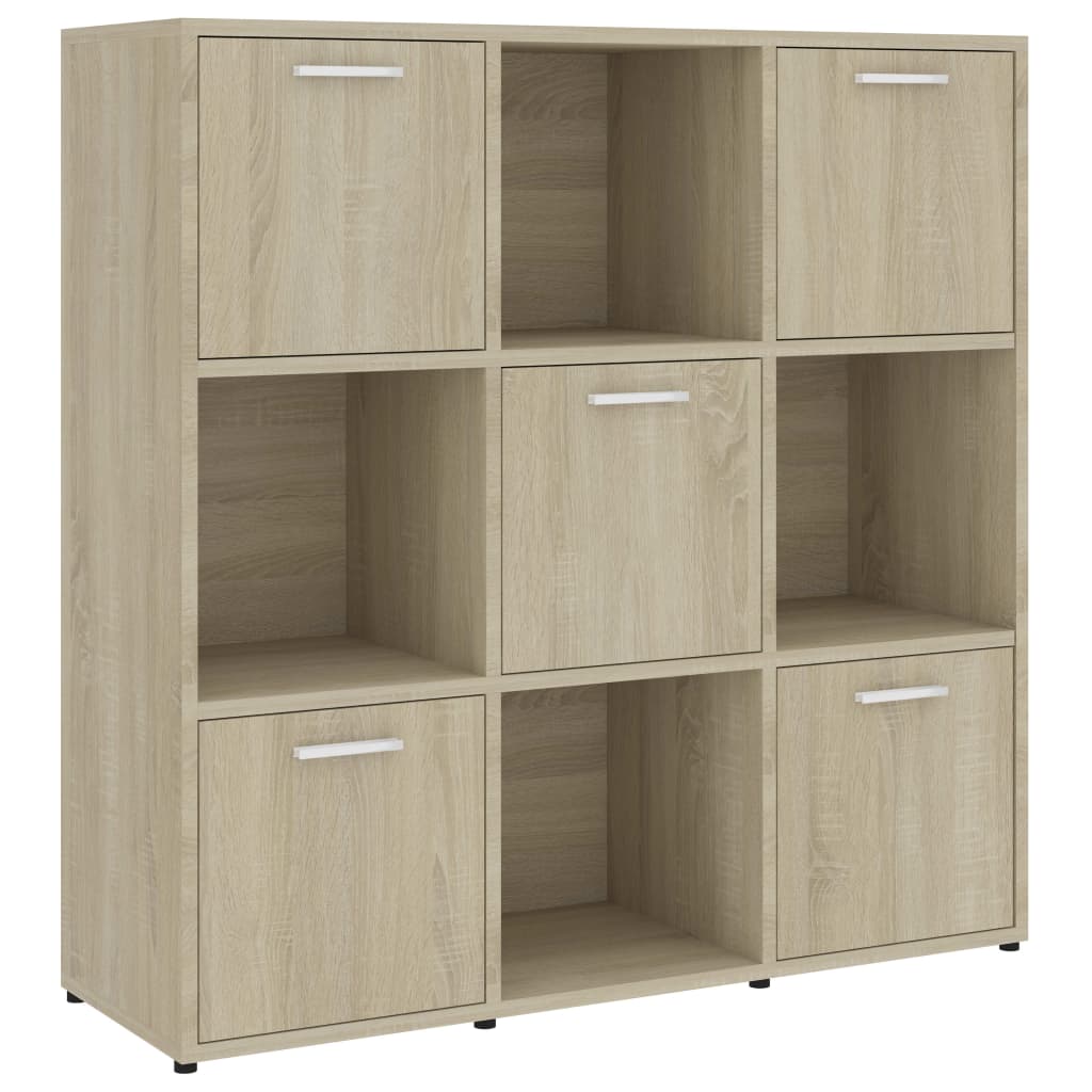Ormarić za knjige boja hrasta 90x30x90 cm od konstruiranog drva