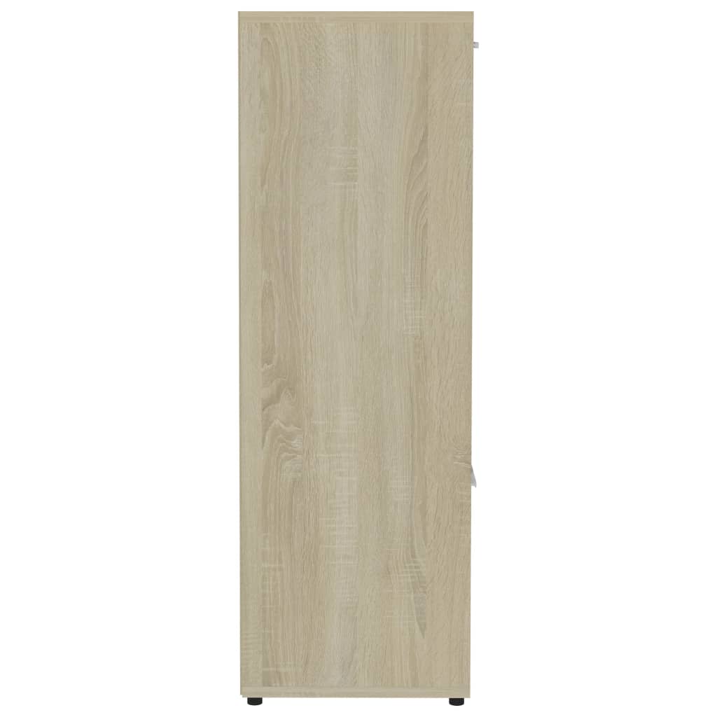 Ormarić za knjige boja hrasta 90x30x90 cm od konstruiranog drva