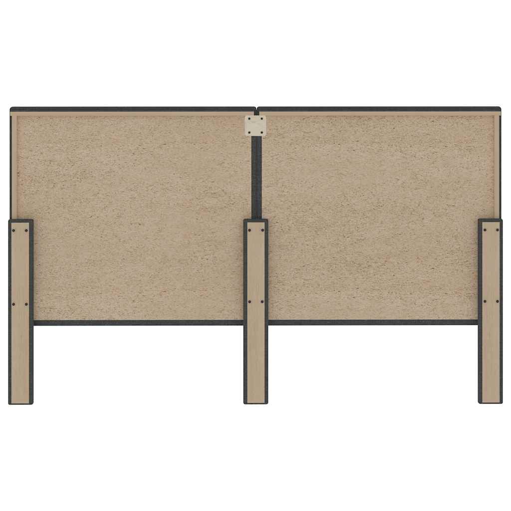 Krevet od tkanine s oprugama tamnosivi 180 x 200 cm