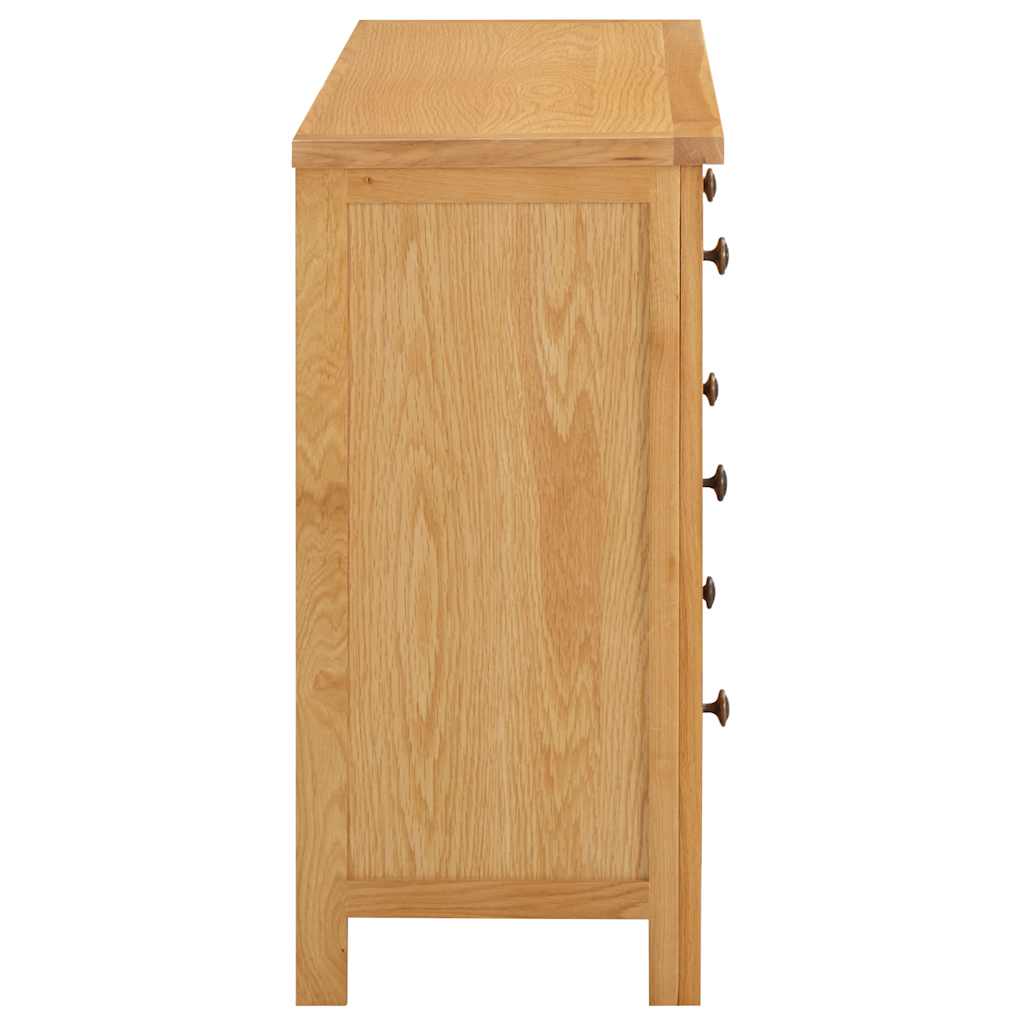 Komoda s ladicama 105 x 33,5 x 73 cm od masivne hrastovine