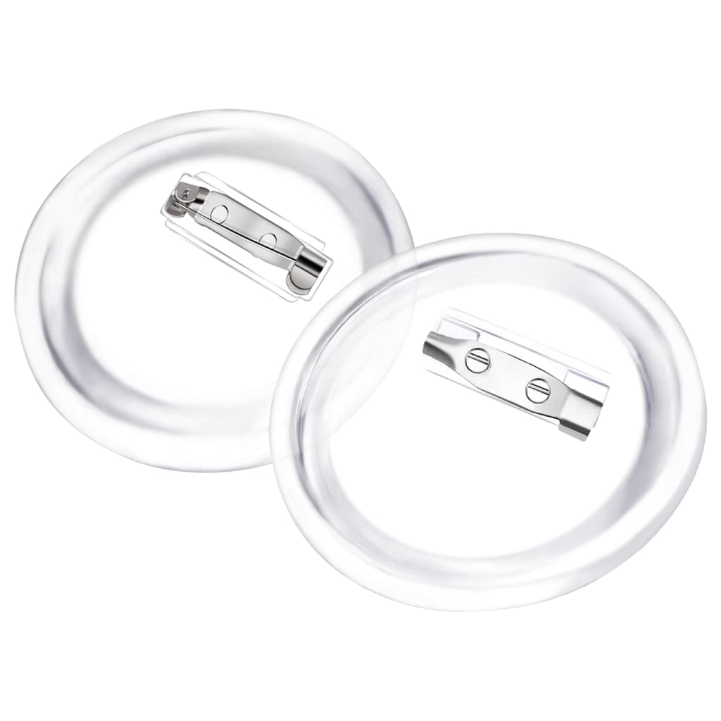 Set gumba za značke sa sigurnosnim iglama 100 kom akrilni 58 mm