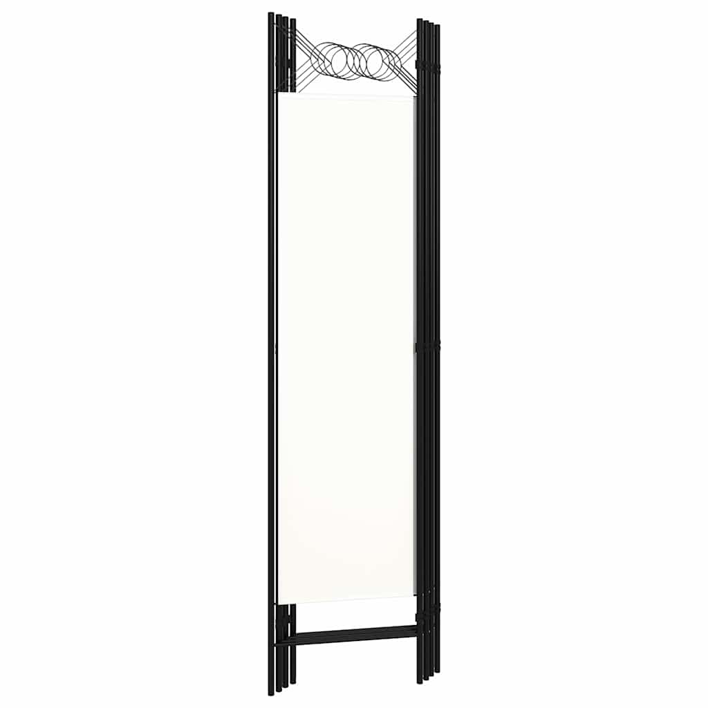 Sobna pregrada s 4 panela bijela 160 x 180 cm