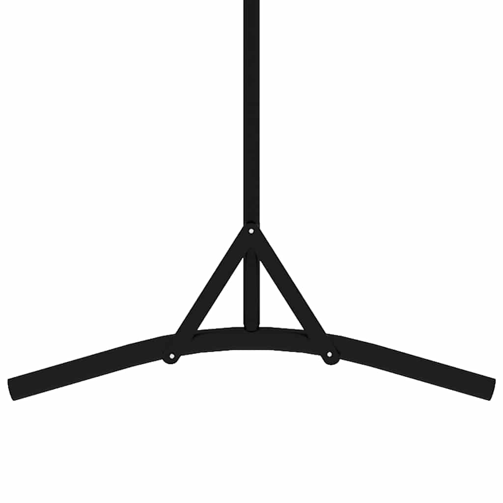 Sobna pregrada crna 175 x 180 cm od tkanine