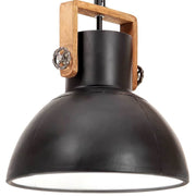 Industrijska viseća svjetiljka 25 W crna okrugla 40 cm E27