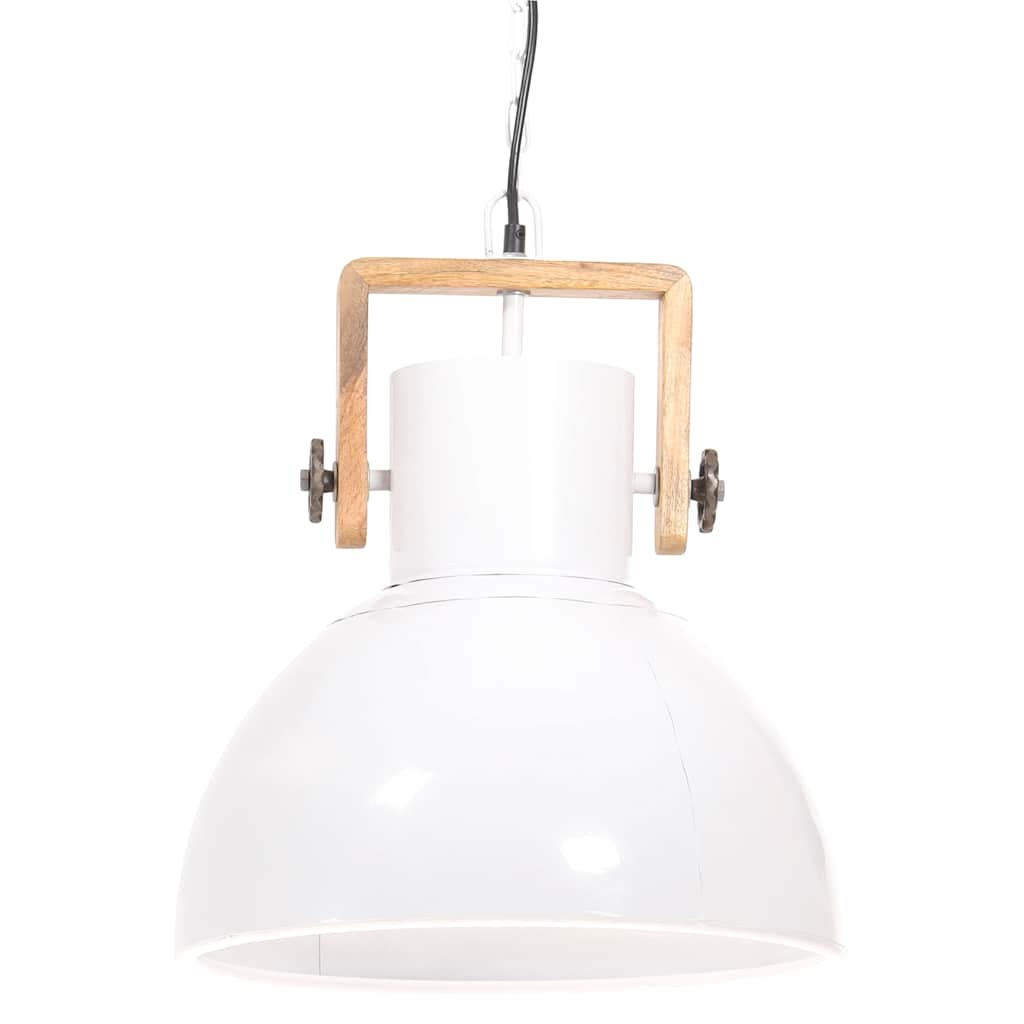 Industrijska viseća svjetiljka 25 W bijela okrugla 40 cm E27
